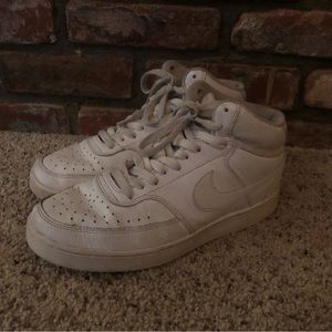 white nike air force high tops
